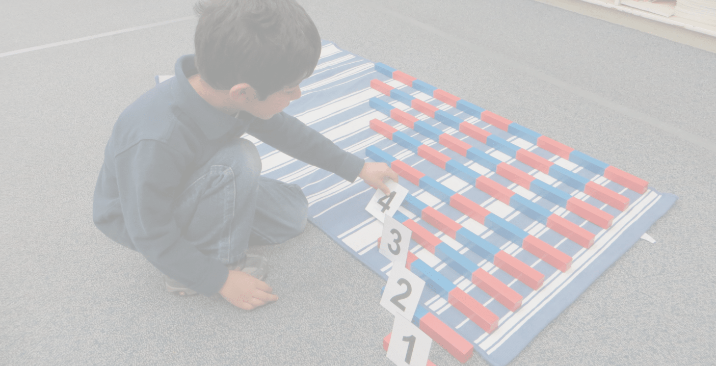 Montessori sensorial rods refining dimension sense