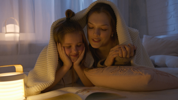A nightly routine that involves reading with your child can be a truly bonding and rewarding experience