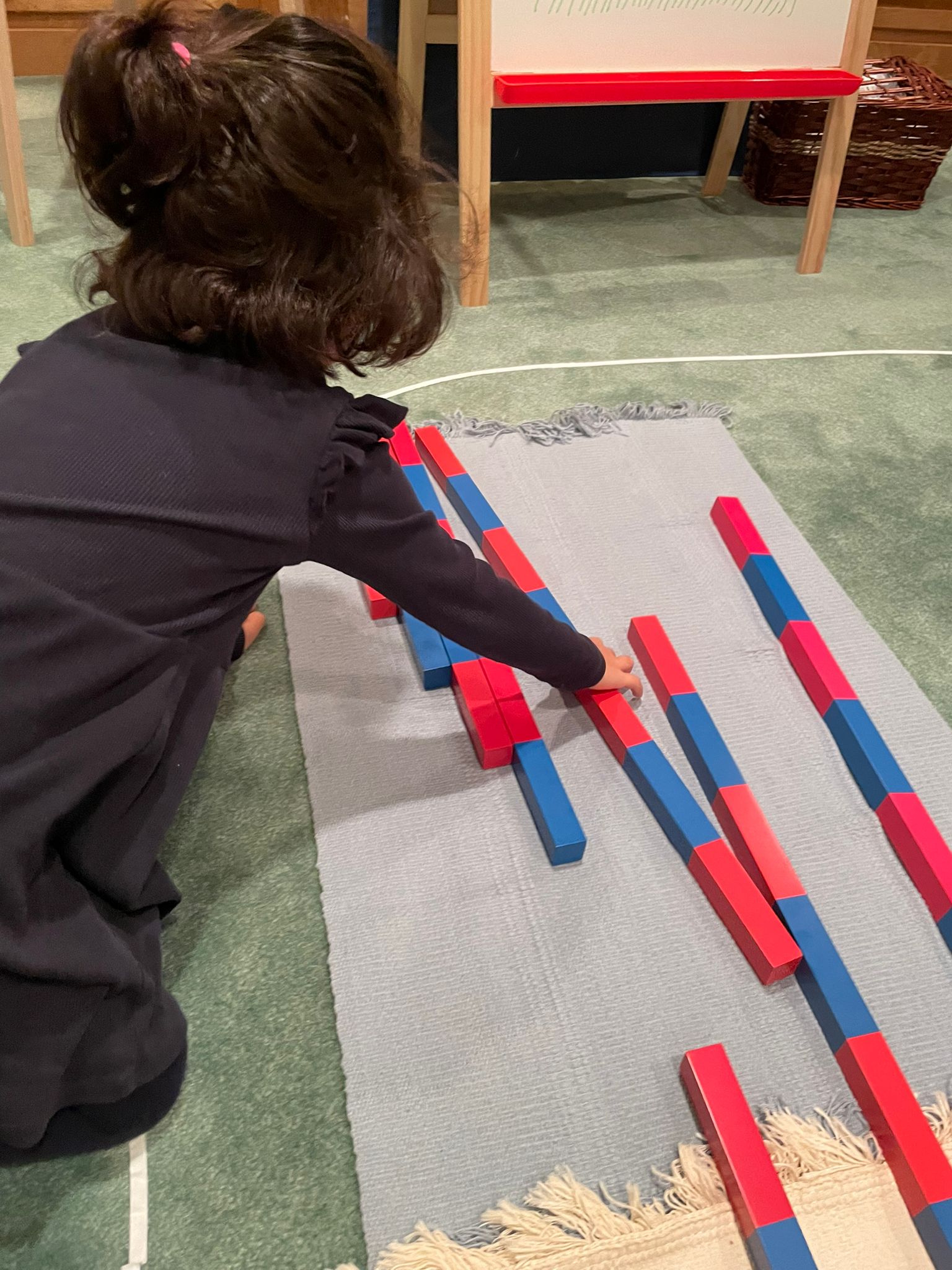 Montessori math activity